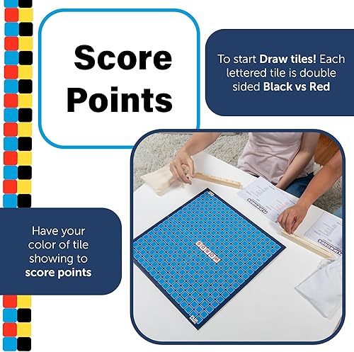 Miniatura 3 de Flip Words divertido y emocionante juego de mesa de palabras clásicos desafiante juego de crucigramas para 2 jugadores un juego recomendado de