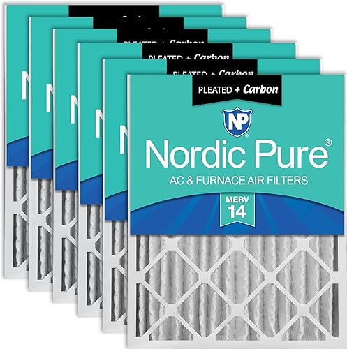Vista 75 de Nordic Pure 16x25x4 (3-5/8 profundidad real) MERV 10 Plisado