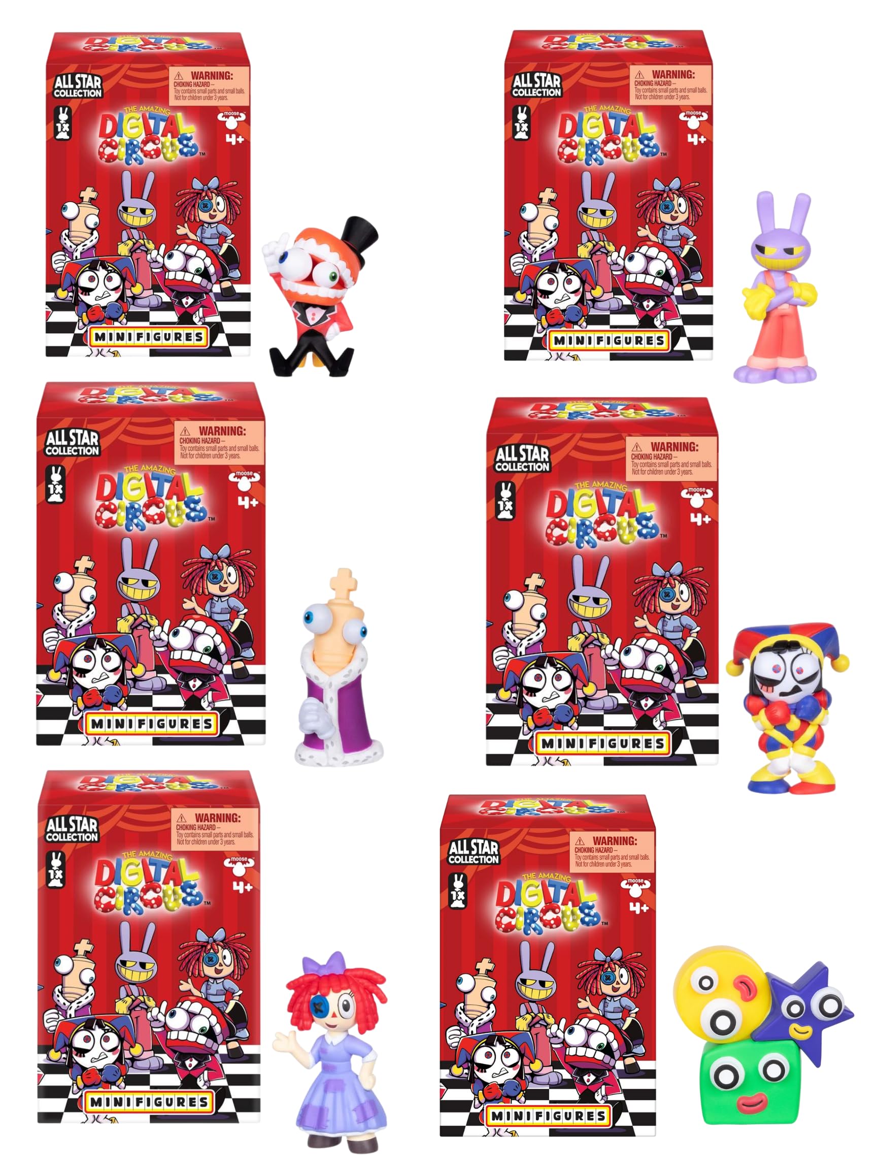 Amazon.com: The Amazing Digital Circus 2 Inch Mini Figures Mystery
