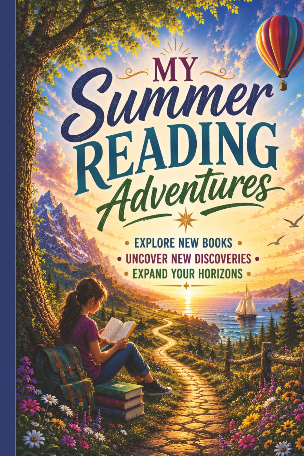 My Summer Reading Adventures: Explore New Books, Uncover New Discoveries, and Expand Your Horizons for Middle and High School Students