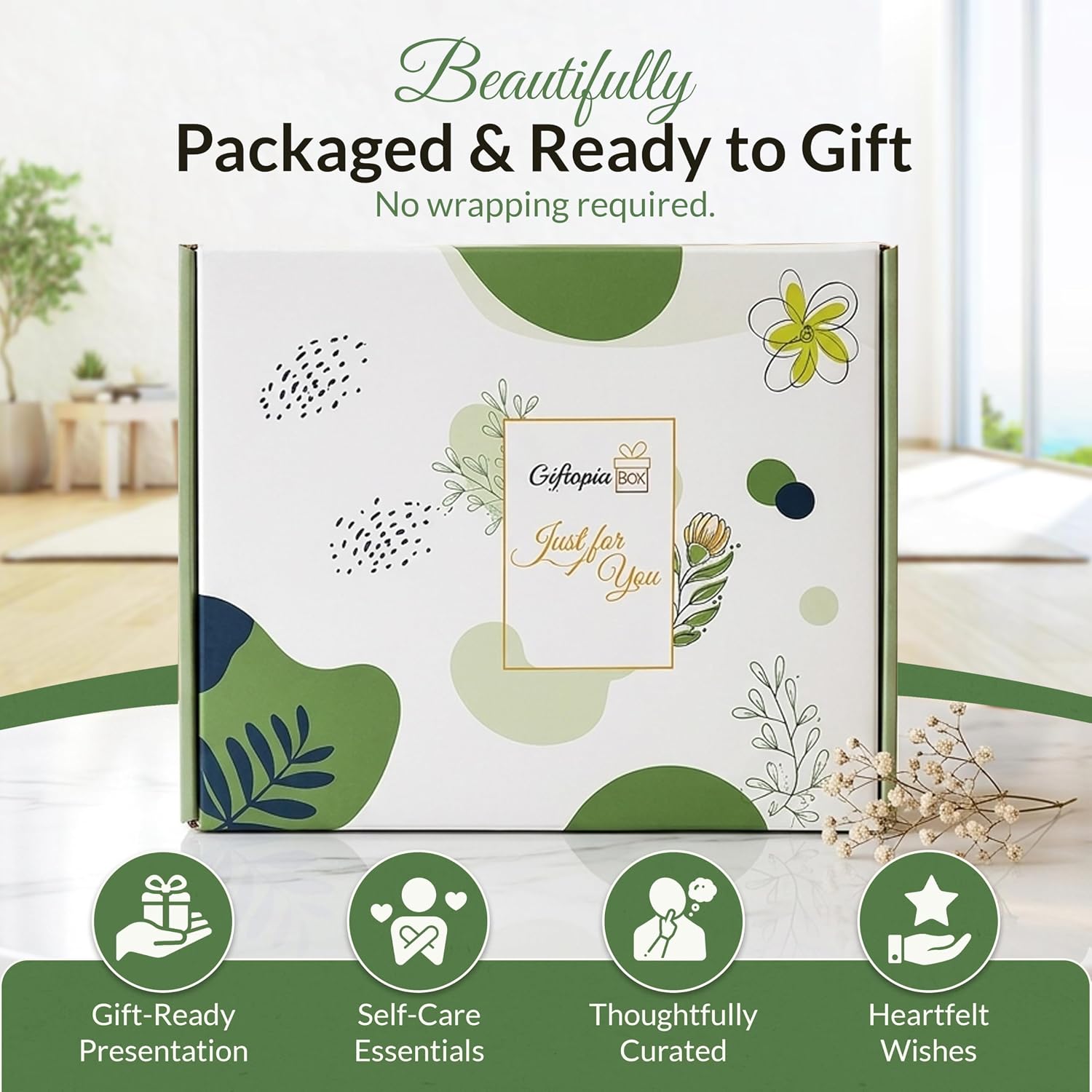 Self Care Gift Box for Women – Spa Gift Set, Relaxation Care Package for Birthday, Get Well Soon, Mother’s Day Gift for Mom