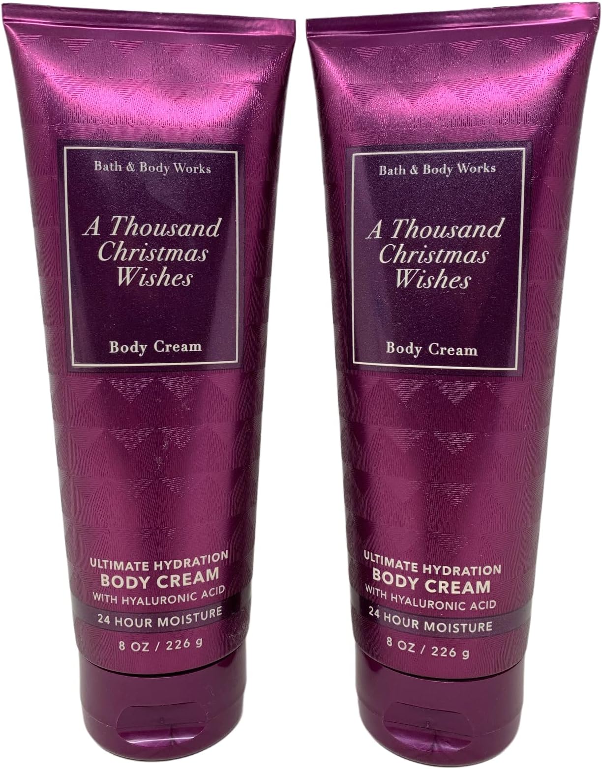 Bath & Body Works Ultimate Hydration Cream For Women 8 Fl Oz 2- Pack (A Thousand Christmas Wishes)
