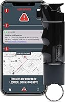 Vista 1 de SABRE SMART - Spray de pimienta con Bluetooth, solo spray de pimienta con seguimiento GPS en vivo y alertas de texto en emergencias, incluye spray