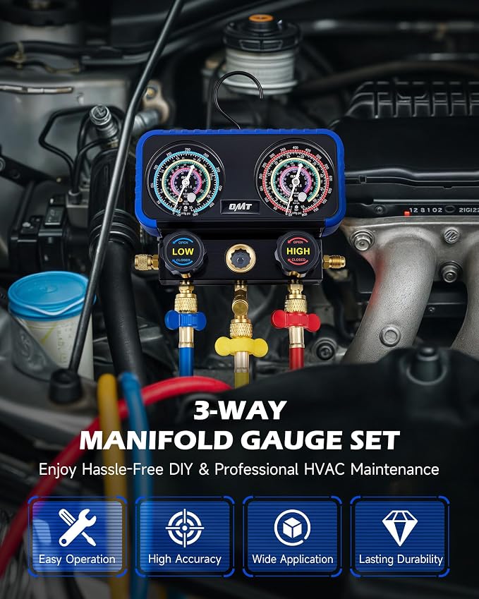 Orion Motor Tech set de medidor para aire acondicionado miniatura 2
