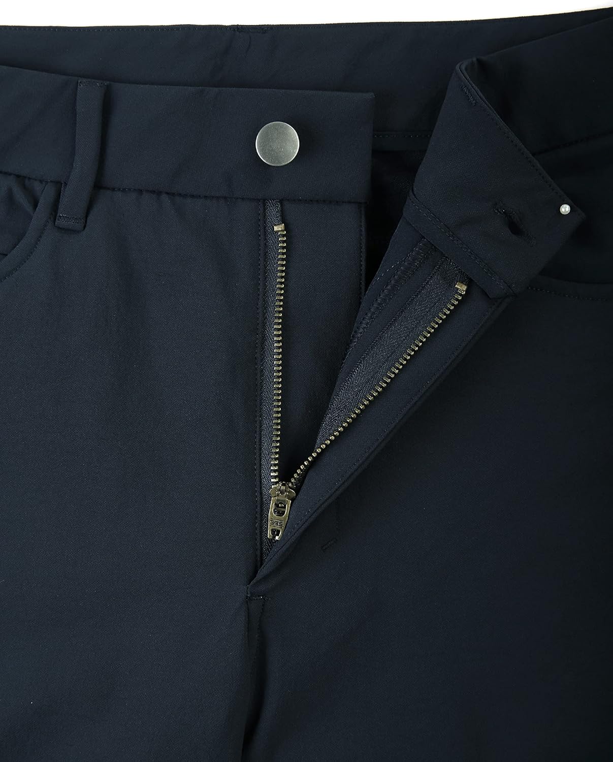 CRZ YOGA Men's Stretch Golf Pants - 33"/35'' Slim Fit Work Pants Stretch Waterproof 5-Pocket Thick Travel Pants - Image 4