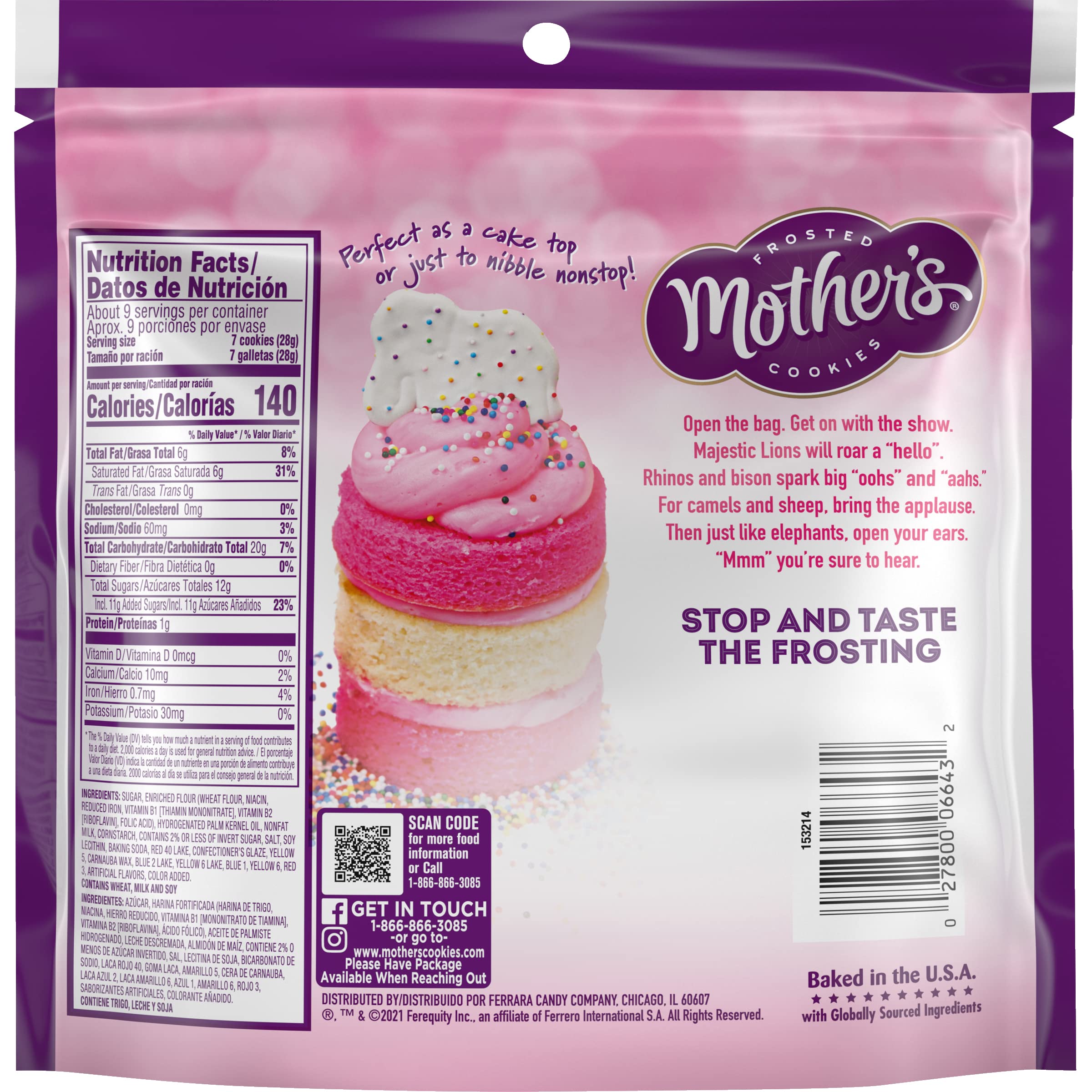 Amazon.com: Mother's Circus Animal Cookies, 9oz : Grocery & Gourmet Food