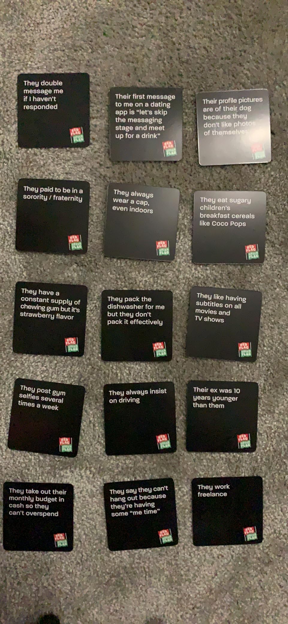 Lucky Egg Fun Red Flag Green Flag Party Game to Judge your Friends Dating Decisions 230