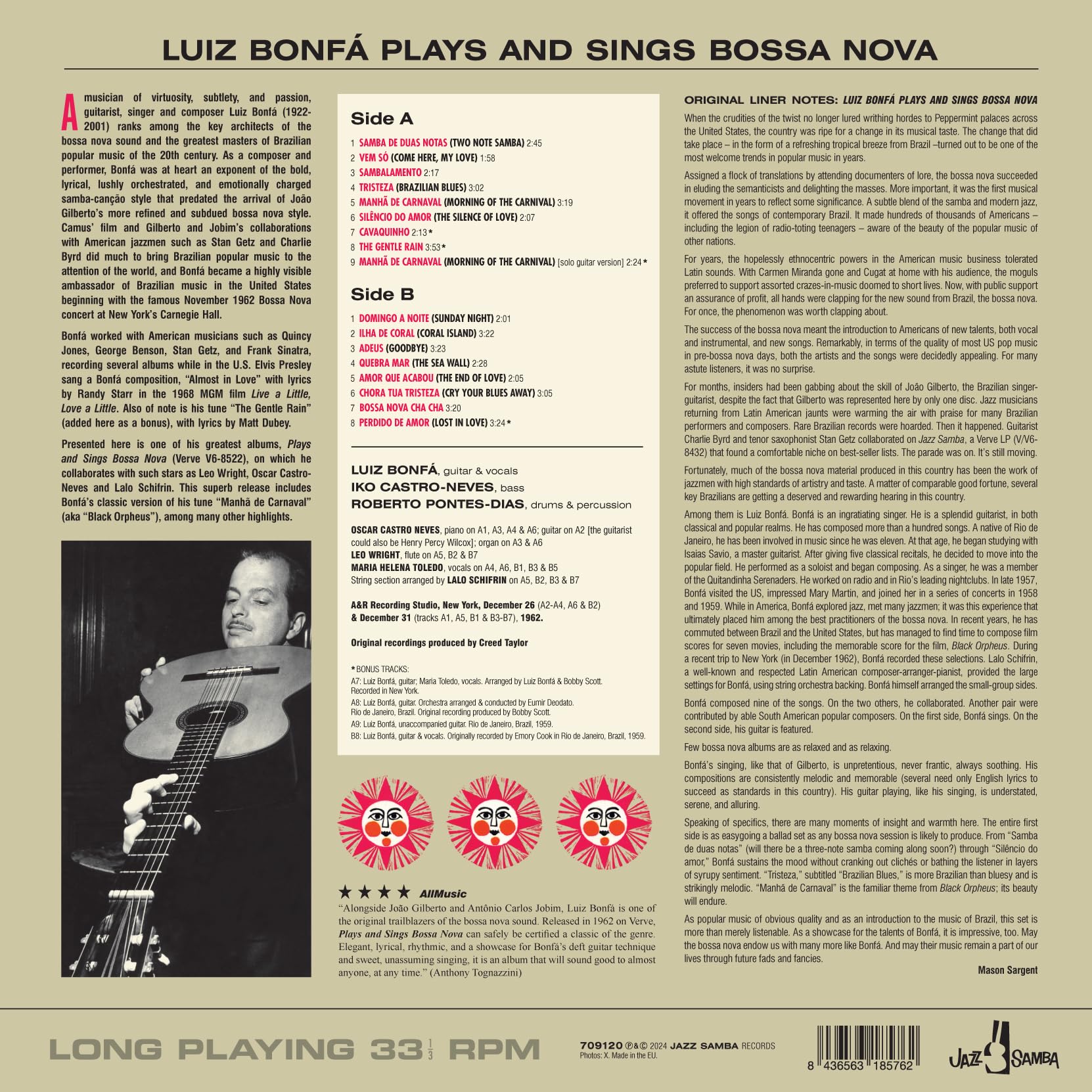 Plays And Sings Bossa Nova
