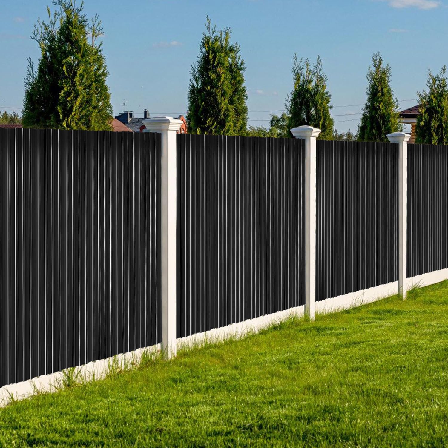 Blacha profilowana, płyty dachowe, 36 sztuk, 115 × 45 cm, zestaw blach trapezowych, antracytowa, stalowa, blacha dachowa 0,25 mm, do domku ogrodowego, wiaty, szopy na narzędzia, w zestawie