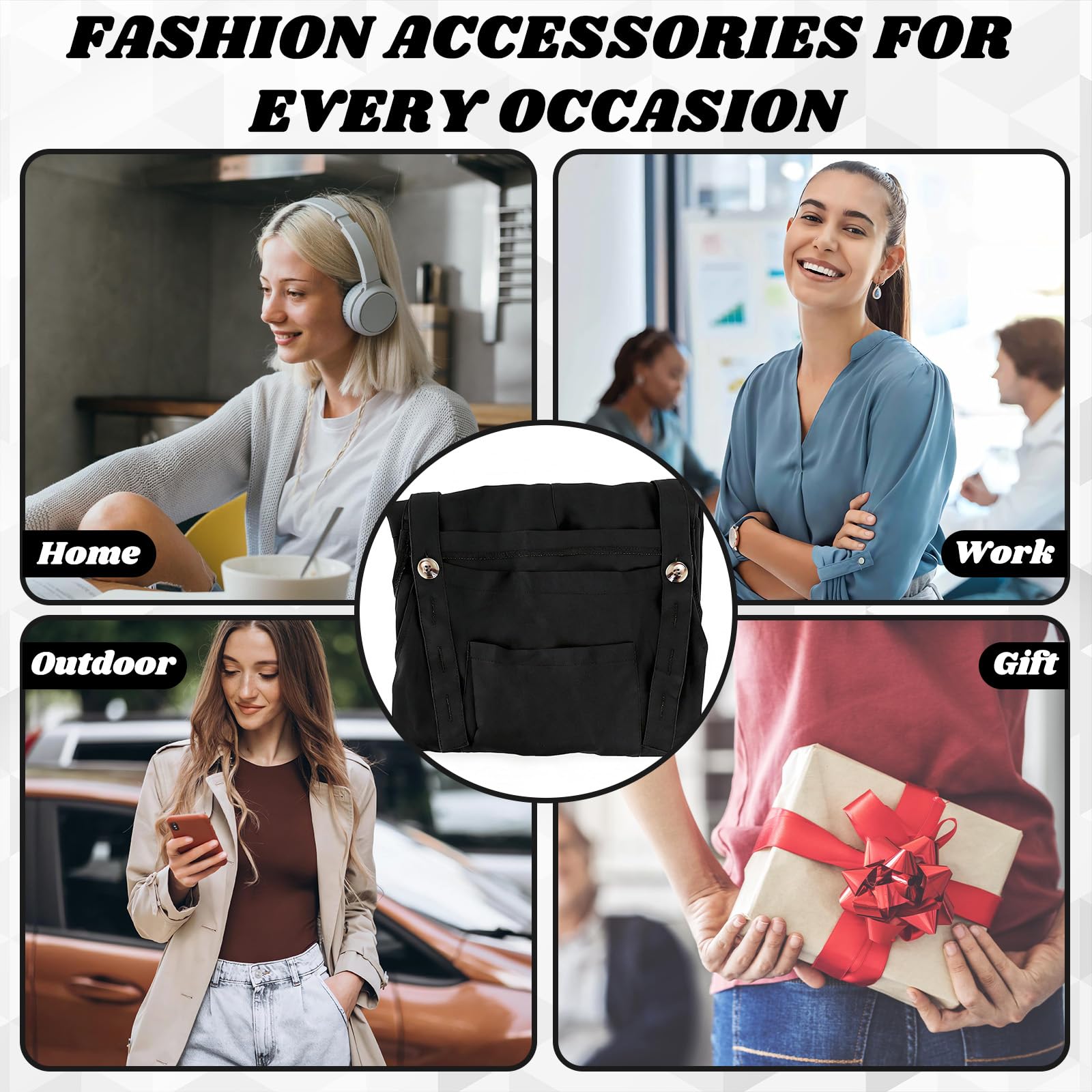 Salopette da donna, stile UK, salopette da donna, ampia, regolabile, casual, con tasche, cinghie regolabili