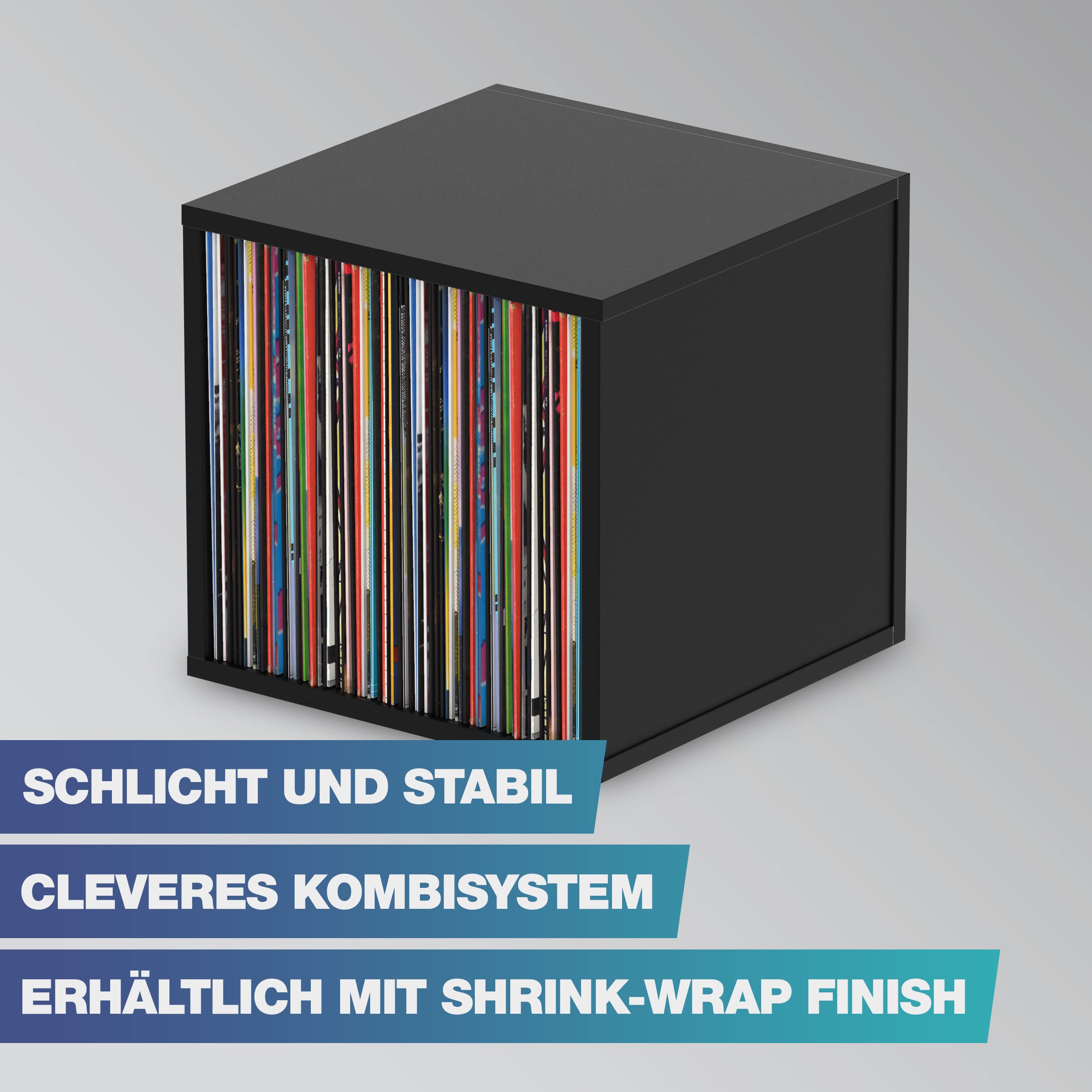 Amazon.com: Glorious Record Box 110 in Black : Home & Kitchen