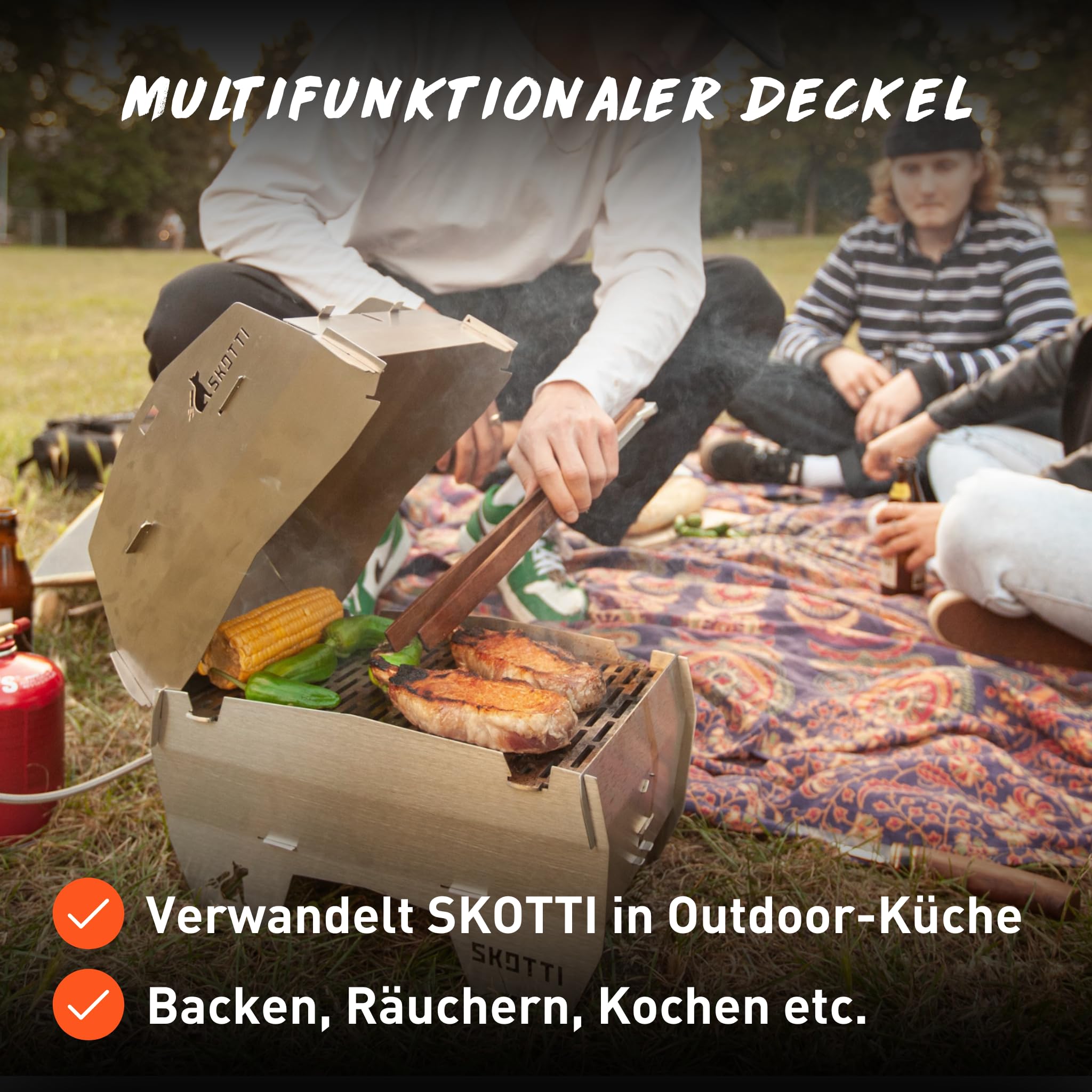 SKOTTI Starter-Bundle inkl. Grill und CAP