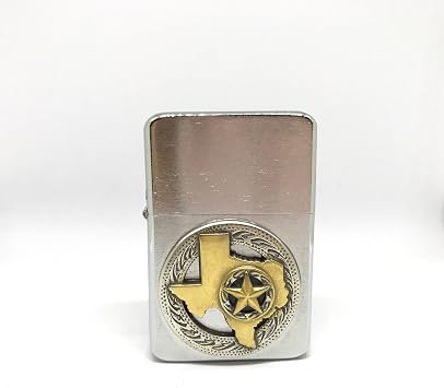 State of Texas Thunderbird Vector Pocket Lighter Stainless Steel Single Torch Cigar Lighter Cigar Cutters by Jim