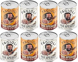 Fagioli alla Bud Spencer 8 lattine da 400 g: 4 lattine di Fagioli Ricetta Originale + 4 lattine di fagioli ricetta Tex-Mex