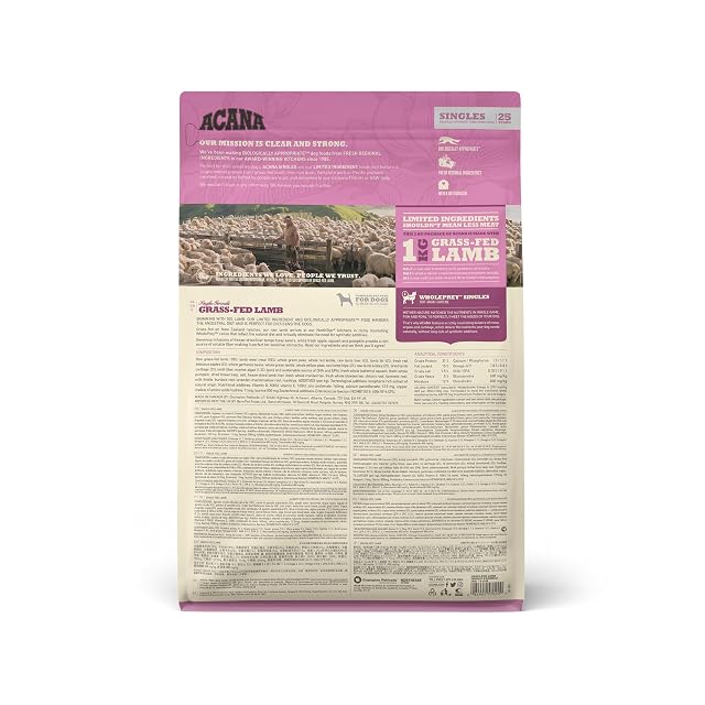 Foto 2 de 4 de Acana Grass-Fed Lamb Comida para Perros - 6000 gr