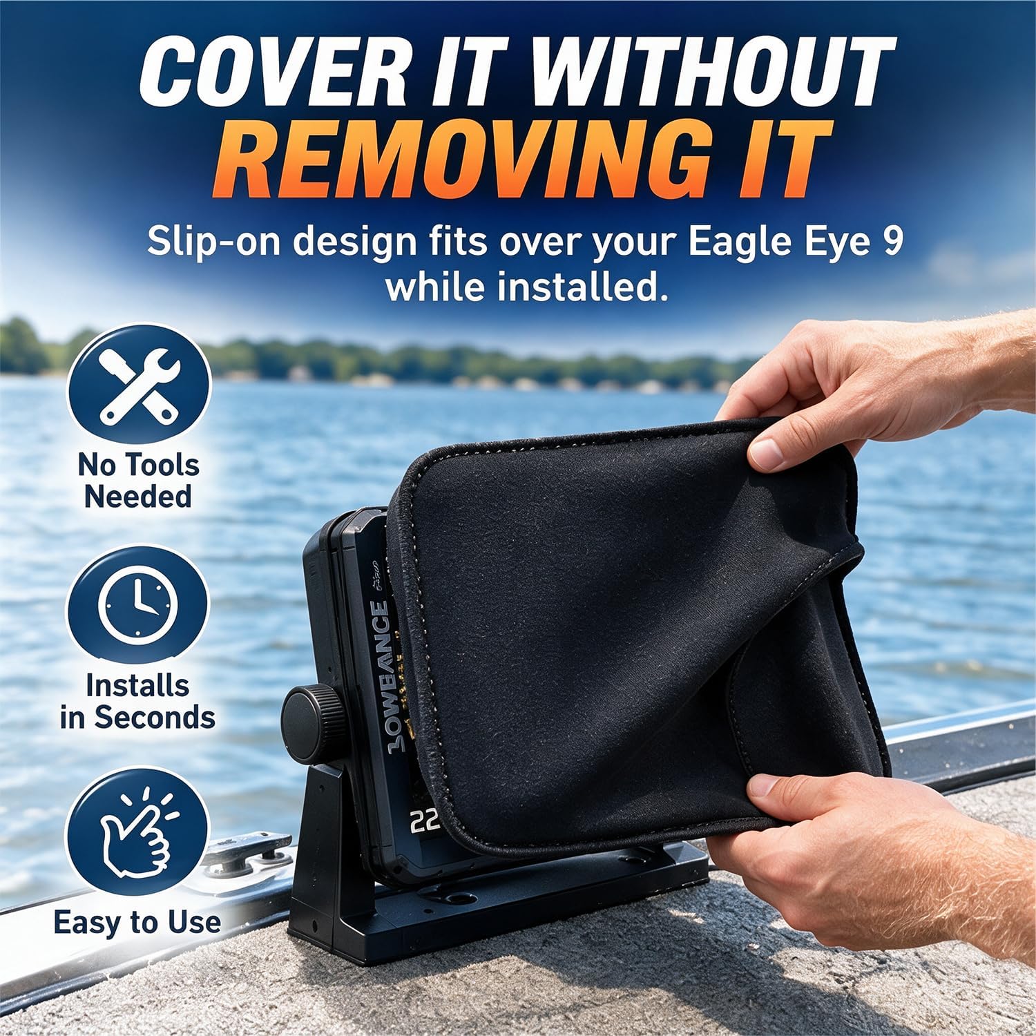 Protective Cover for Lowrance Eagle Eye 9 Fish Finder GPS Sonar Units