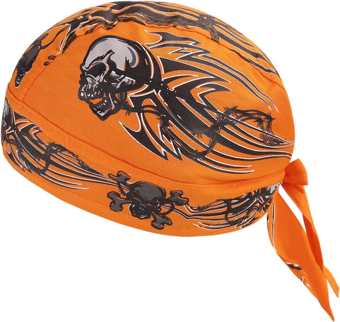 Outdoor Sport Headwear Sweat Wicking Beanies Cycling Hat Breathable Mesh Headband Bandana Quick Dry Adjustable Sport Skullies Cap Pirate Hat for Cycling Running Riding Climbing