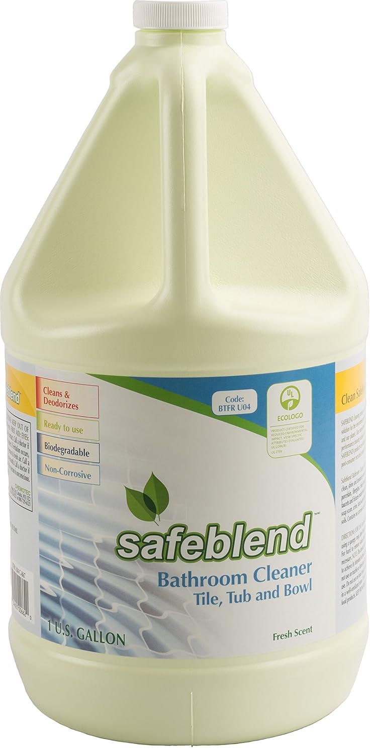 Safeblend Bathroom Cleaner EcoLogo Certified (Pack of 4