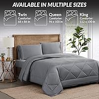 Vista 18 de Coldest Cozy Comforter Lightweight Cooling, 100% Viscose Derived from Bamboo, Down Alternative Duvet Insert, All Season Soft Comforter for Hot
