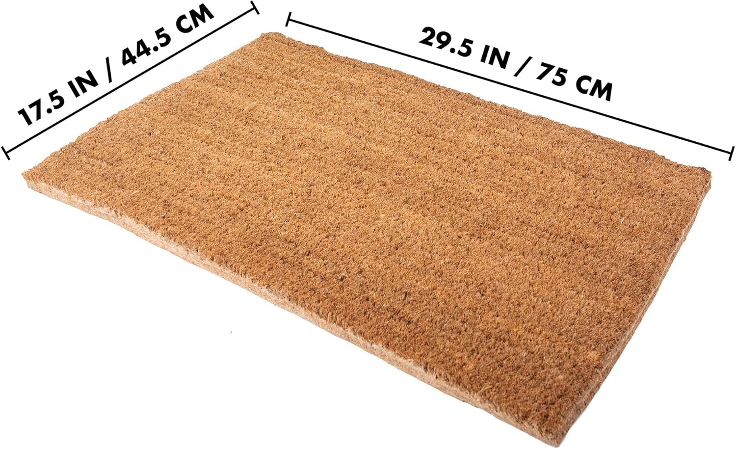 NINAMAR Blank Coir Door Mat - Plain Doormat for Custom, Personalized DIY Craft Designs – 28 x 17 inch