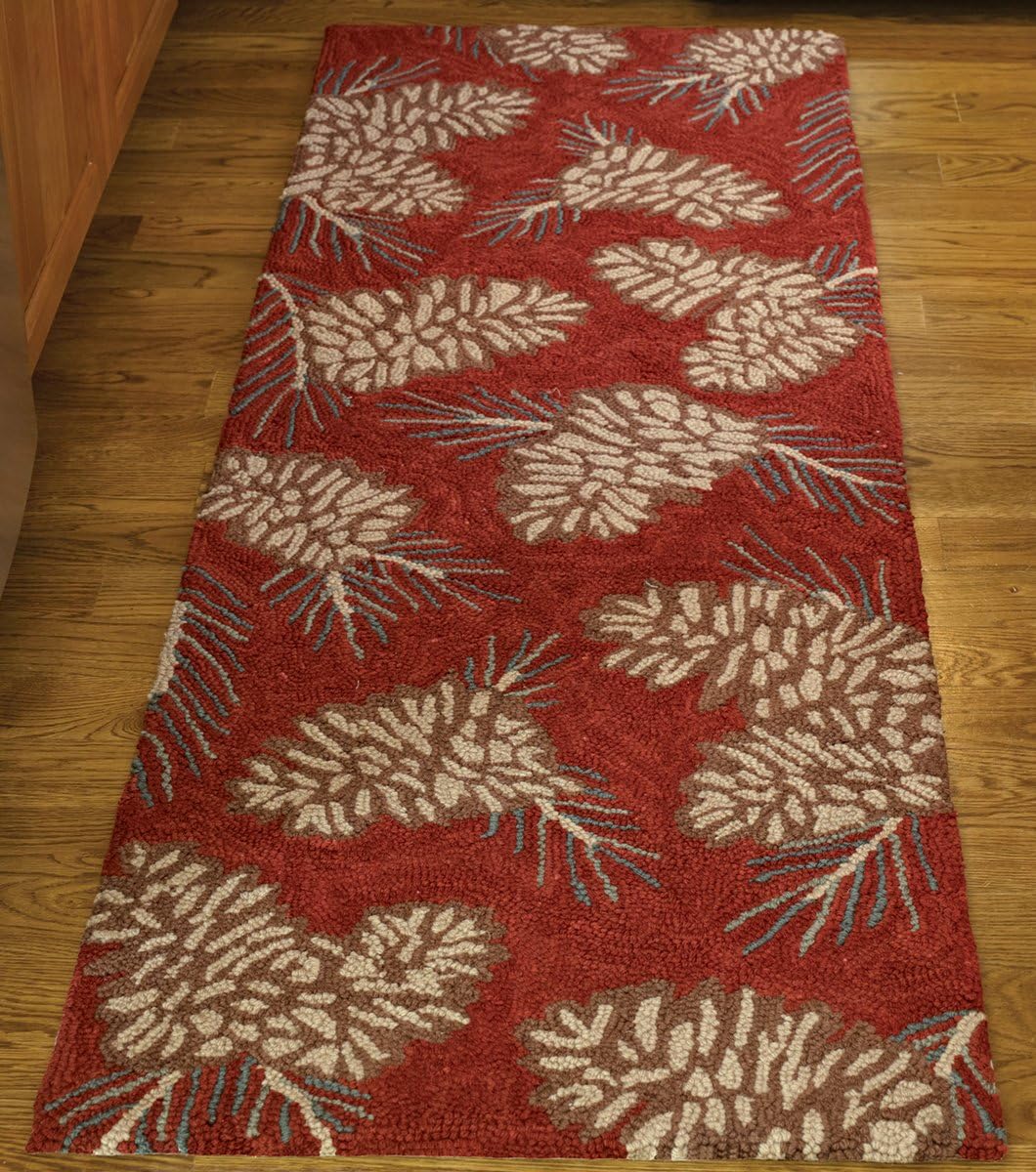 Amazon.com: Park Designs Red House Hook Rug Runner, 24 x 72 : Home ...