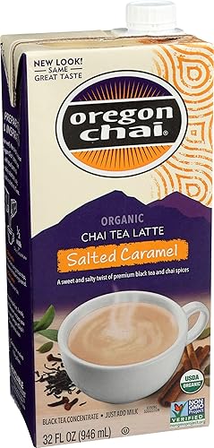 Miniatura 7 de Oregon Chai Tea Chai Latte Caramelo salado, 32 onzas líquidas (paquete de 4)