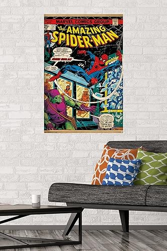 Miniatura 2 de Trends International Marvel Comics - Póster de pared de Spider-Man Cover #137, 22.375 x 34 pulgadas, versión premium sin marco