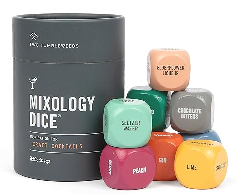 Two Tumbleweeds Mixology Dice - New Edition: Set of 9