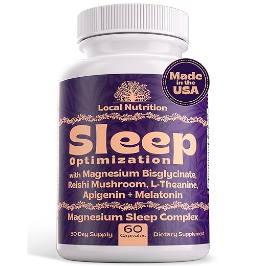 Natural Sleep Aid with Magnesium and Mushrooms