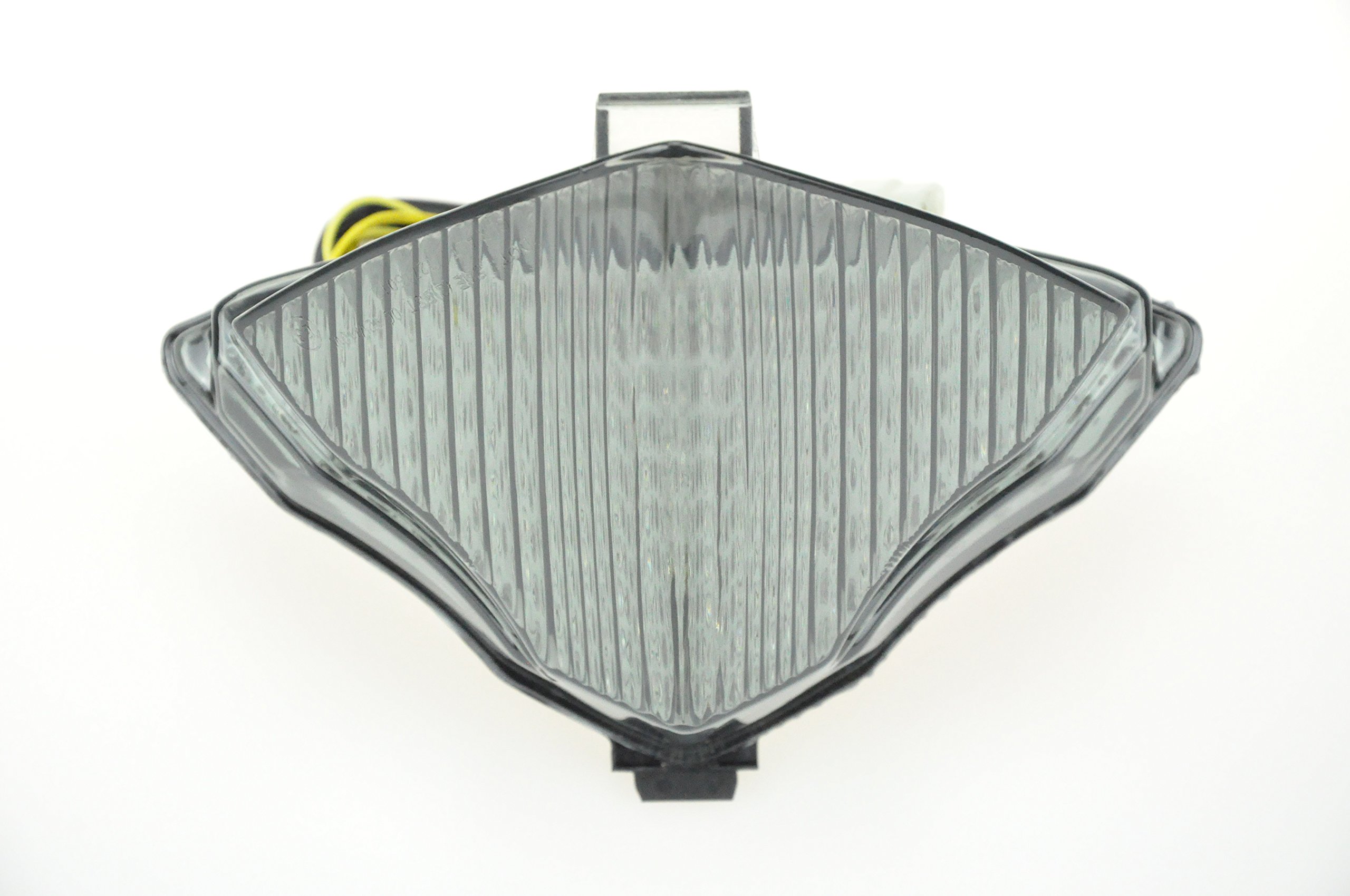 Sequential Tail Light LED with Integrated Turn Signal Lamp Indicators For Yamaha 2004,2005,2006 R1 (Smoke)