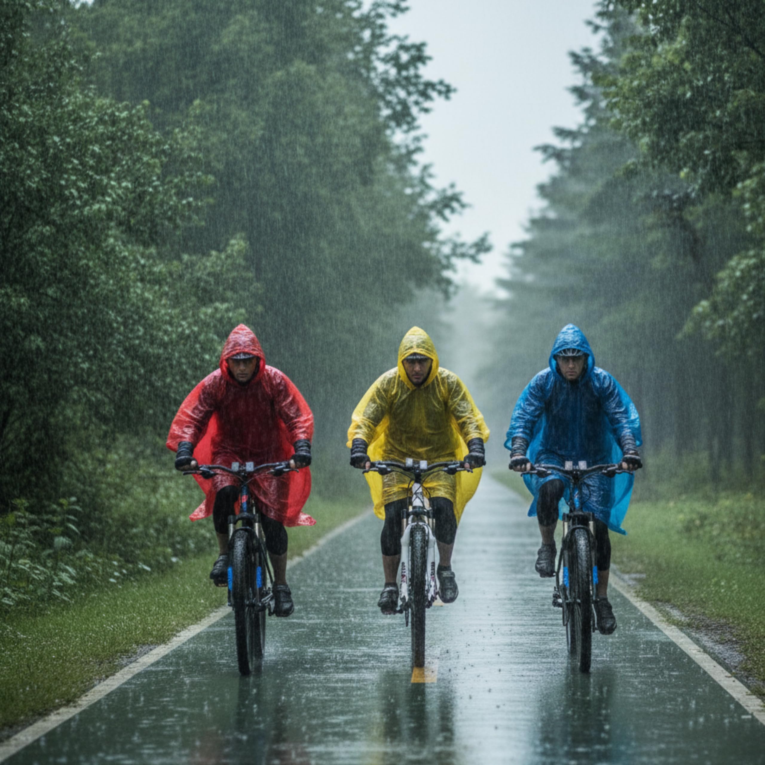 Pack x 50 Ponchos impermeables desechables para hombres o mujeres. Ideal para viajes, picnics, deportes al aire libre, senderismo o ciclismo