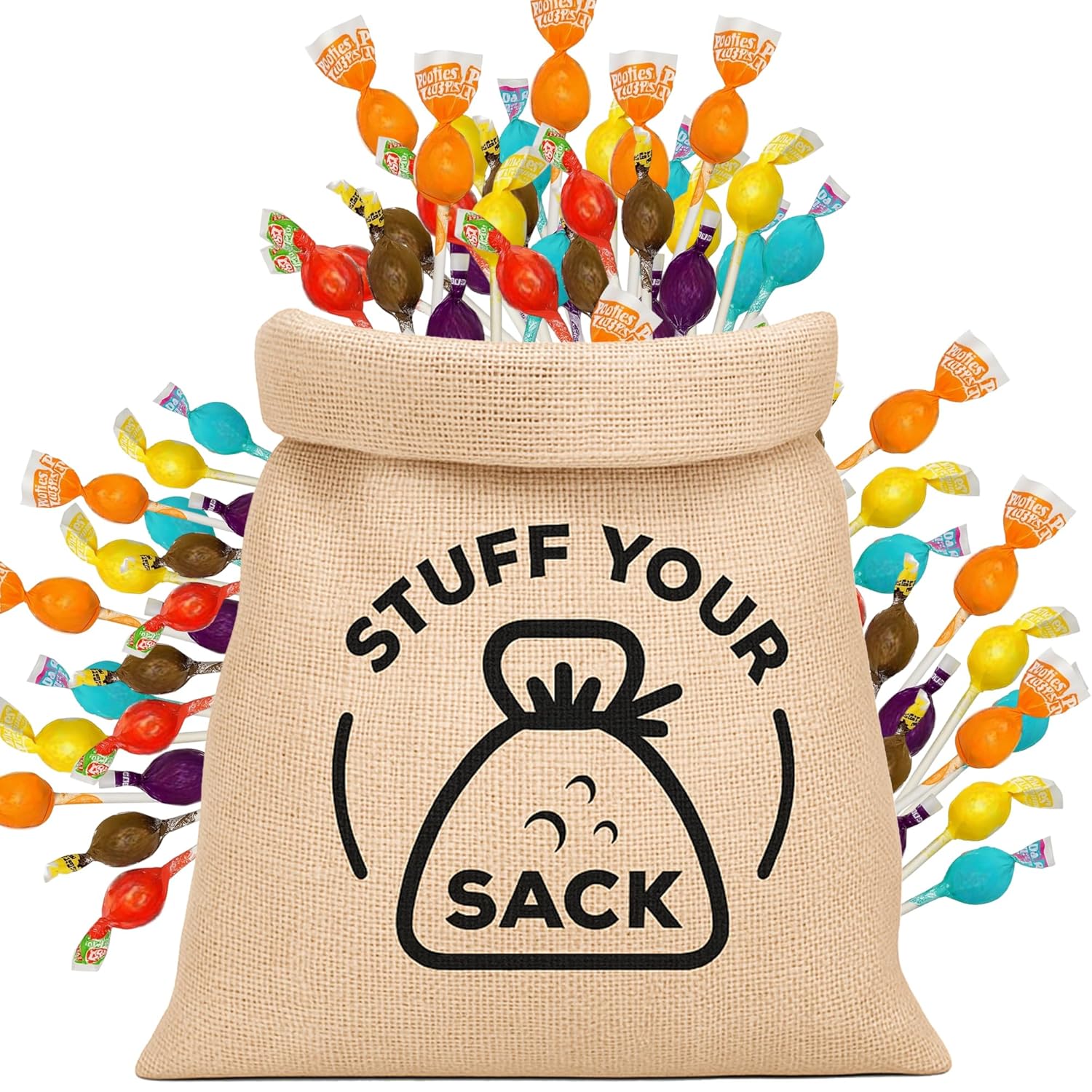 Individually Wrapped Mini Lollipops – 400 Count Bulk Assortment of Fruity Suckers – Great for Parties, Candy Jars, Classroom Rewards, and Piñatas by Stuff Your Sack