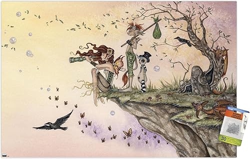 Miniatura 7 de Trends International Amy Brown - Where The Wind Takes You Wall Poster, 14.72" x 22.37", Premium Poster & Push Pin Bundle