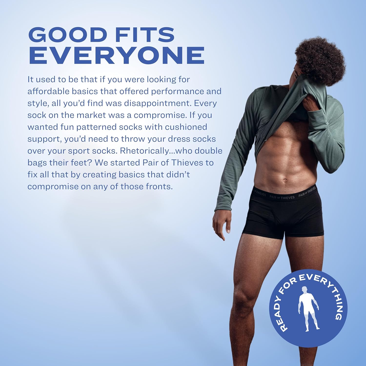 Pair of Thieves Men’s Trunks Underwear (4 Pack) - Everyday Kit Cotton Trunks For Men - Image 7