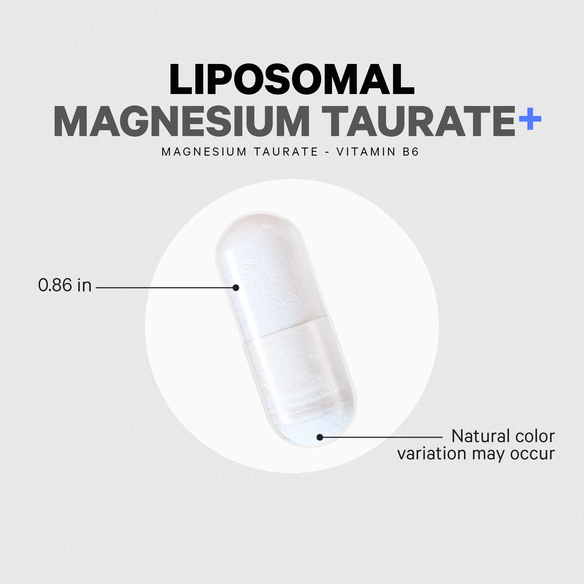 Codeage Liposomal Magnesium Taurate+ Supplement - Magnesium Taurate, Vitamin B6 as Pyridoxal 5-Phosphate, 2-Month Supply - Liposomal Delivery, Vegan, Non-GMO, Gluten-Free, 120 Capsules — Amazon image 8