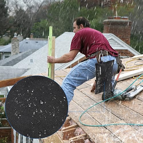 Miniatura 7 de TINAREKA - Bolsas de herramientas, paquete de 3 bolsas de lona con cremallera para organización, bolsa de herramientas de lona resistente, bolsa