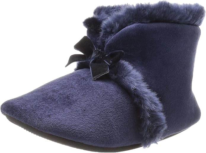 Amazon.com | isotoner Women’s Velour Diane Bootie Slippers | Slippers