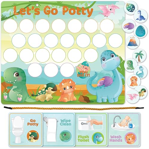 Bright Seed Magnetic Potty Training Chart, Reusable Reward Chart -