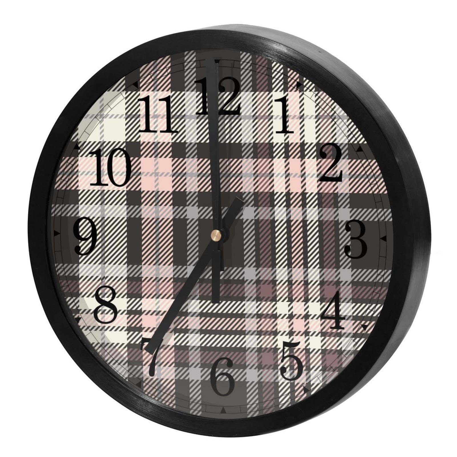 Horloge murale sans tic-tac pour un sommeil paisible - Mécanisme à quartz silencieux à piles