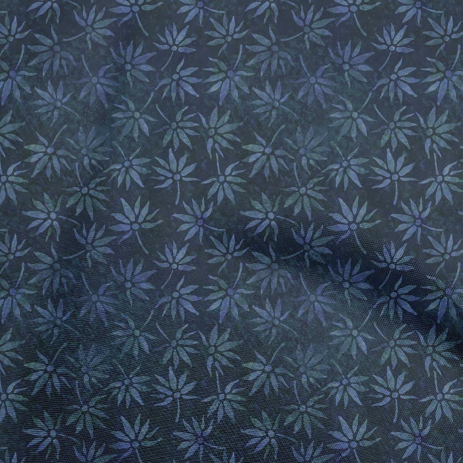 oneOone Cotton Flex Green Fabric Asian Block Craft Projects Decor Fabric Printed by The Yard 40 Inch Wide