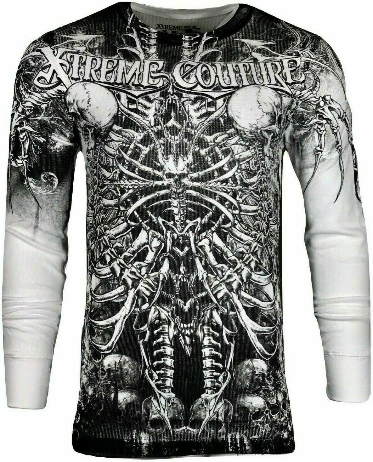 Xtreme Couture by Affliction Men's Thermal Shirt Catacombs