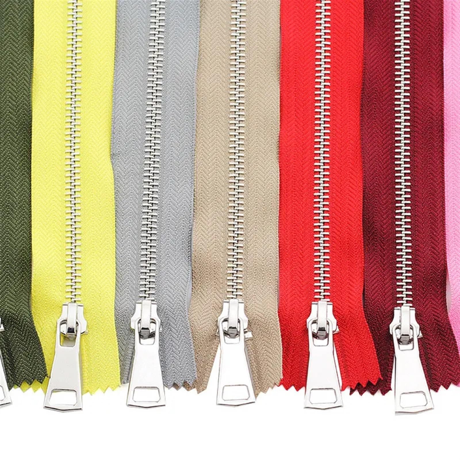 DIY-Nylonreißverschlüsse, 70/90 cm Jacken-Metallreißverschluss, Doppelschieber, Zweiwege-Reißverschluss, DIY-Kleidung, Kleidungsstück-Reißverschluss, Ersatz, handgefertigte Lieferungen(Green,90)