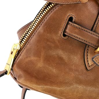 Pre-Loved Aventure Top Handle Bag Leather Regular, Brown