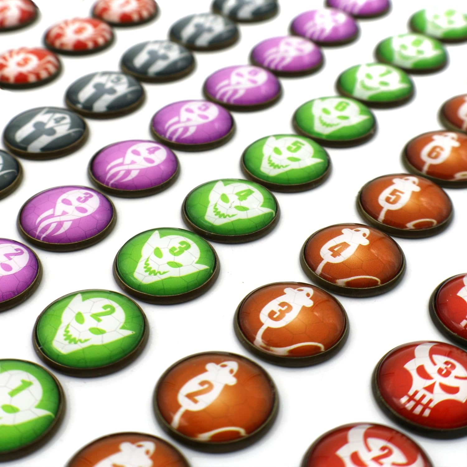 D&D Numbered Monster Token Markers for Dungeons and Dragons (Elf)