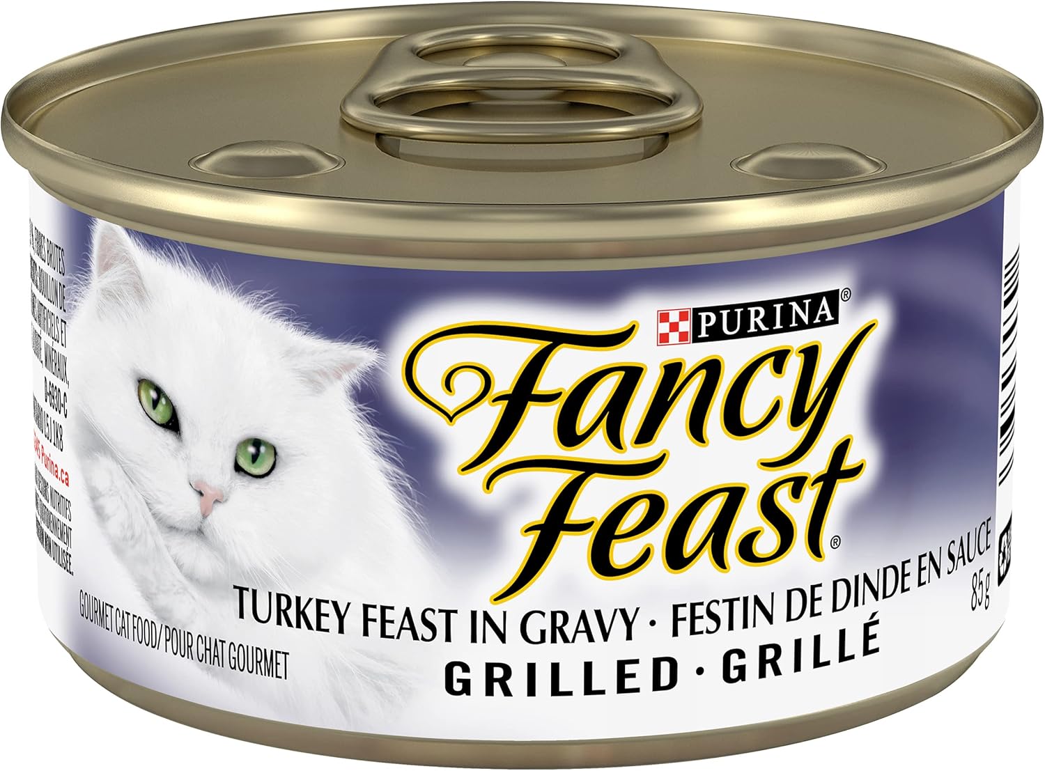 Fancy Feast Grilled Turkey in Gravy Wet Cat Food, 85 g, 24 pack 2.04