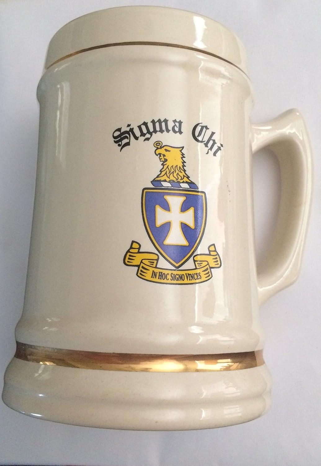 Greekgear Sigma Chi Ceramic Collectors Stein Tankard