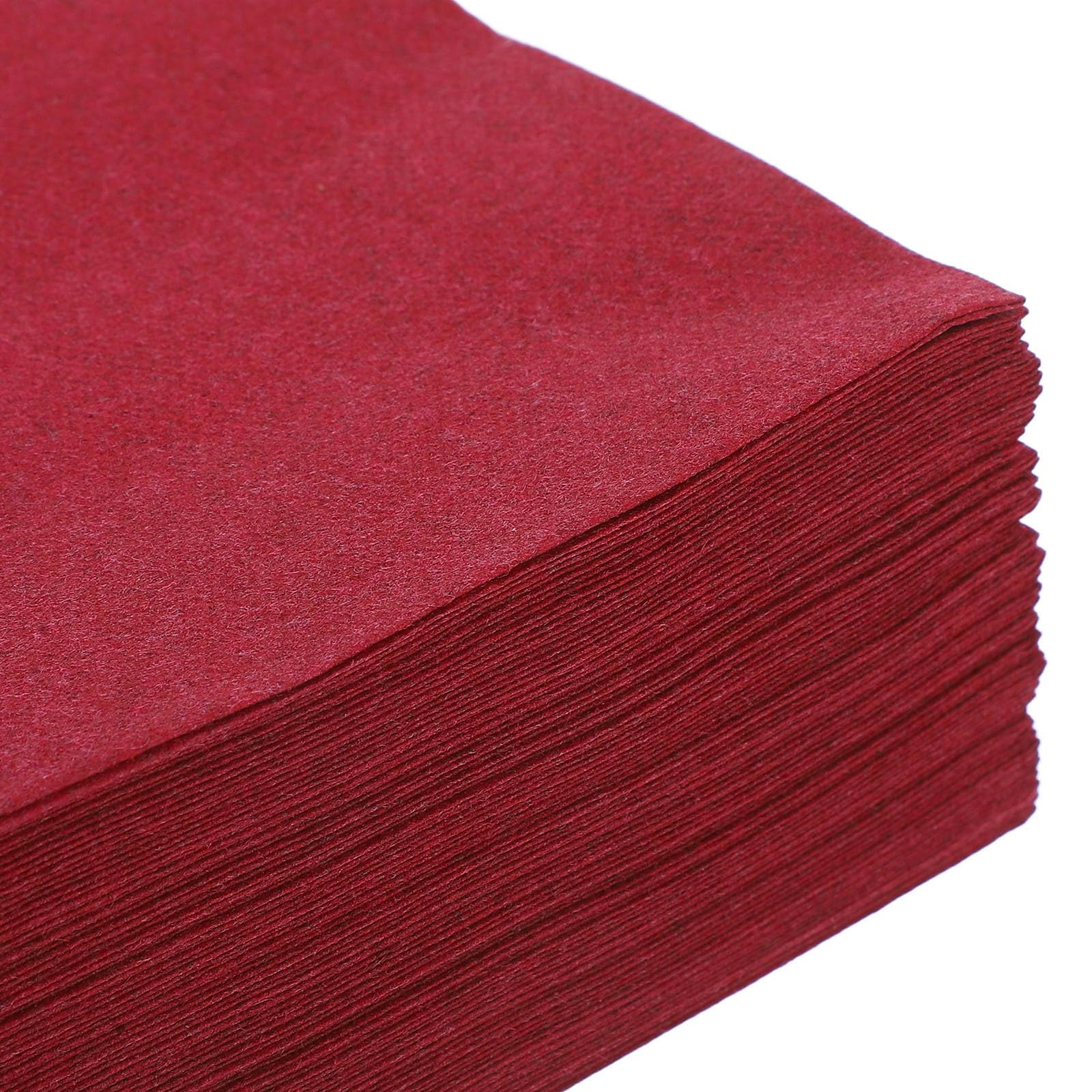 Gatuida 50 Servilletas de Papel Desechables Rojas para Fiestas y Bodas, de Pulpa de Madera, Absorbentes y Cómodas para Uso en Eventos y Cenas