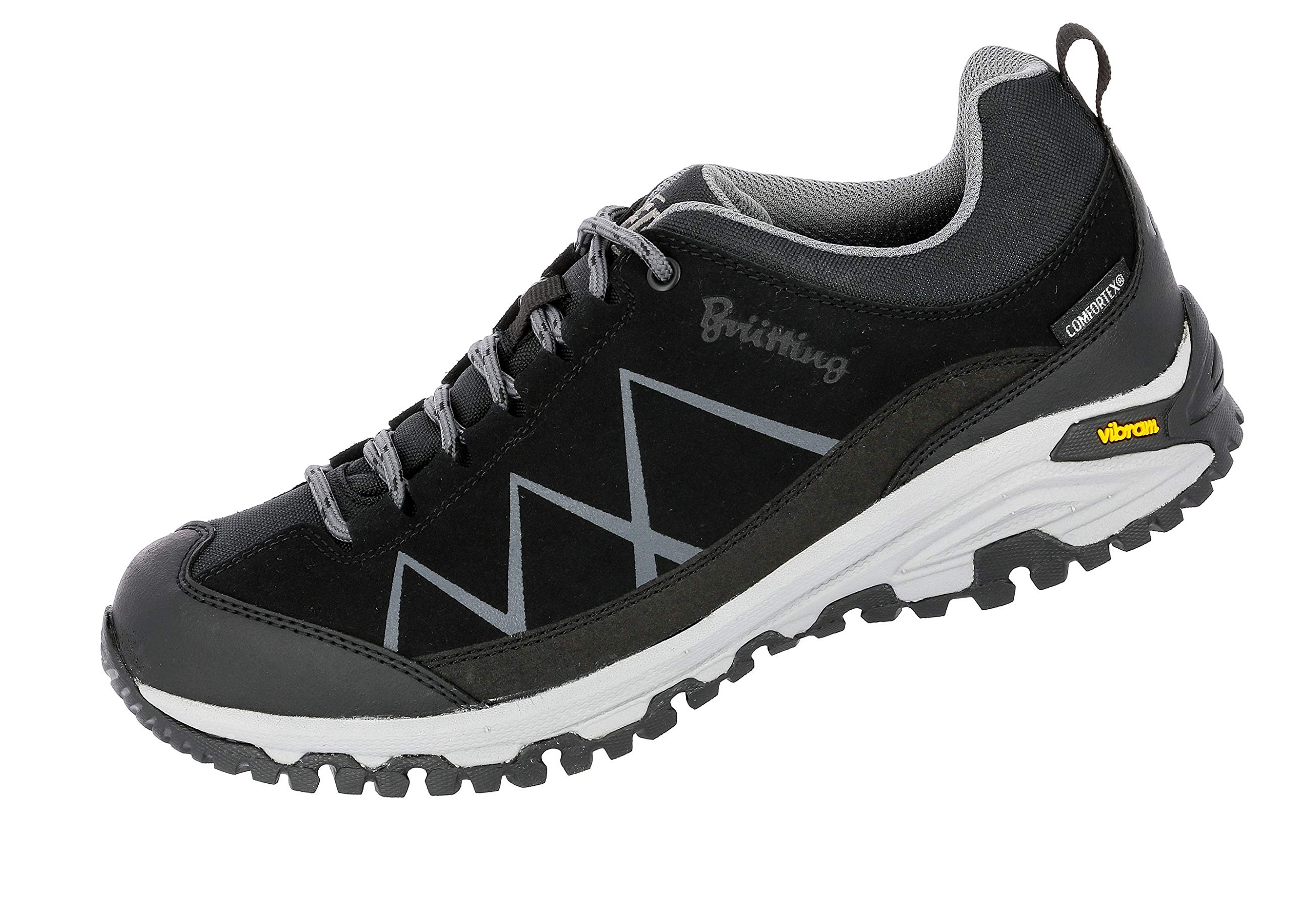 Brütting Unisex Kansas Trekking and Hiking Shoes, Black Anthracite, 10 UK