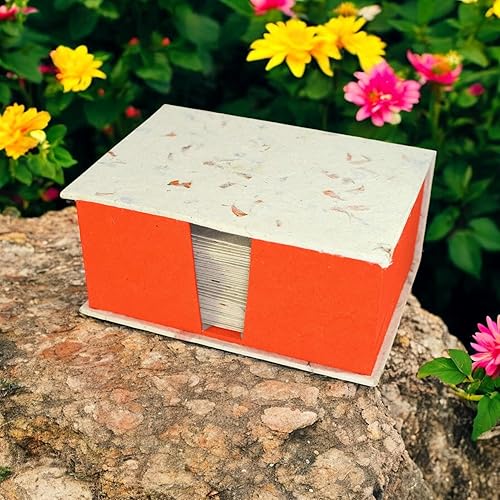 Miniatura 6 de Kathmandu Valley Co. Nepali Cherish - Juego de tarjetas de felicitación y sobre de lujo con papel Lokta hecho a mano de Nepal, 25 tarjetas