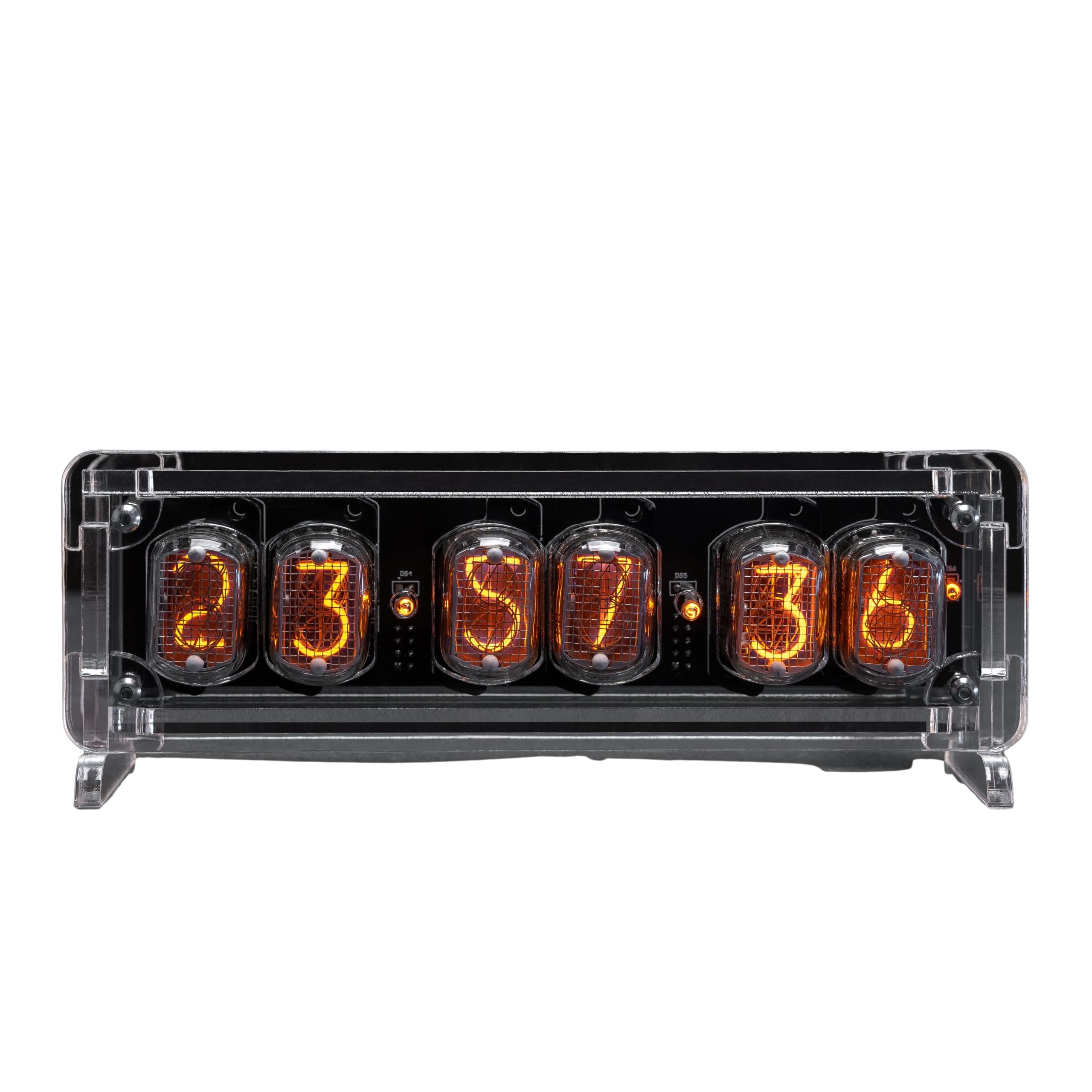 Nixie Clock 4 digits　IN-12 & B5092 RGB 4 Digit IN-12 Nixie Glow Tube Clock IN12 With LED